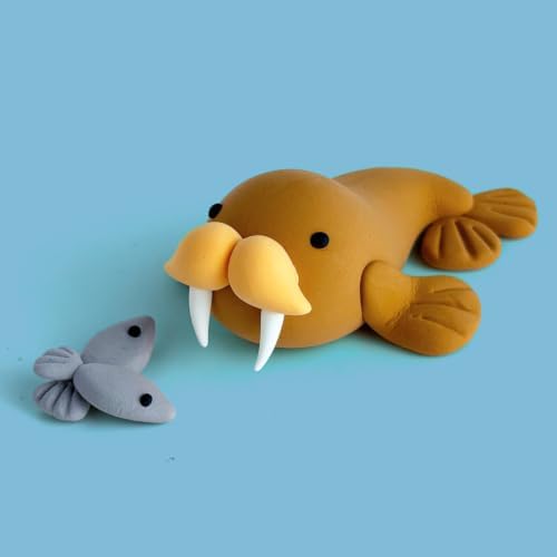 Walrus Clay Kit – Air Dry Foam Clay Craft for Adults & Teens - Image 2