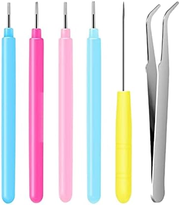 Quilling Tools Set for Beginner Card Making | Hand Crafted Pen Art Tool | DIY Paper Quilling Kit for Adults | Rust-Proof Plastic Slotted Pen | Crafting - 6 Pieces - Image 4