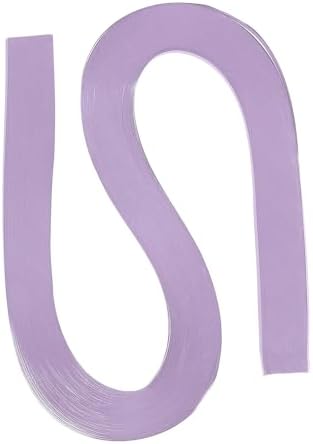 PATIKIL 120pcs Quilling Strips Paper 3/16"(5.2mm) 21"(54cm) Origami Paper Quilling Strip for Art DIY Hand Craft Christmas, Light Purple by PATIKIL