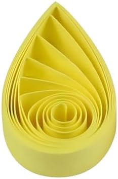 ODETOJOY Quilling Strips 3mm Paper Quilling Set 120pcs Paper Strip 54CM Solid Color Star Origami Paper DIY Hand Crafts Quilling Paper Strips 1/8inch (Yellow) by ODETOJOY