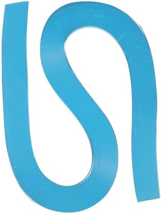 PATIKIL 120pcs Quilling Strips Paper 3/16"(5.2mm) 21"(54cm) Origami Paper Quilling Strip for Art DIY Hand Craft Christmas, Lake Blue by PATIKIL