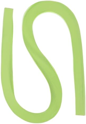 PATIKIL 120pcs Quilling Strips Paper 3/16"(5.2mm) 21"(54cm) Origami Paper Quilling Strip for Art DIY Hand Craft Christmas, Grass Green by PATIKIL
