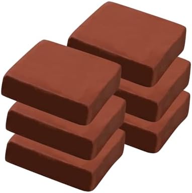 6 lb Terracotta Natural Air-Dry Clay for Pottery;Ideal for Wheel Throwing,Hand Building,Sculpting by WABAFL