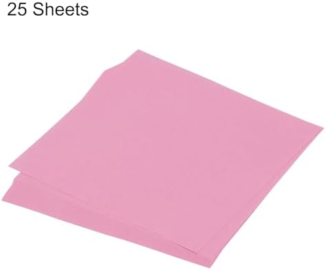 MECCANIXITY 25 Sheet Origami Paper Double Sided Pink 4x4 Inch Square Sheet for Art Craft Project, Beginners, Gifts Decor - Image 3