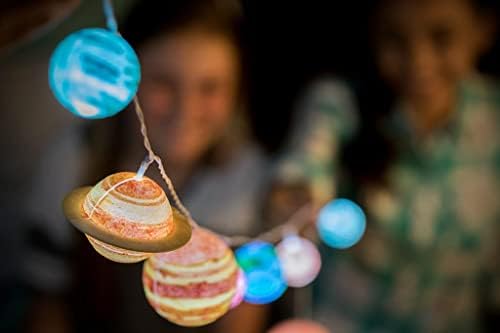 4M DIY Solar System String Lights - Outer Space Art & Craft Kit, Kids 5+ - Image 2