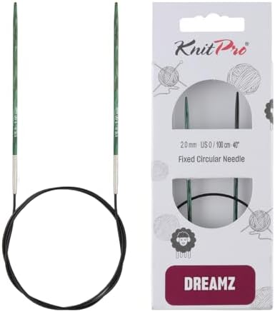 KnitPro Dreamz Fixed Circular Needles 40" (100cm) | US Size 0 (2mm) by KnitPro