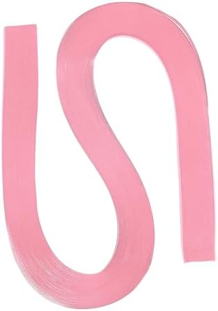 PATIKIL 120pcs Quilling Strips Paper 3/16"(5.2mm) 21"(54cm) Origami Paper Quilling Strip for Art DIY Hand Craft Christmas, Pink by PATIKIL
