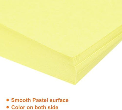 MECCANIXITY 75 Sheet Origami Paper Double Sided 6x6" Light Yellow - Image 4