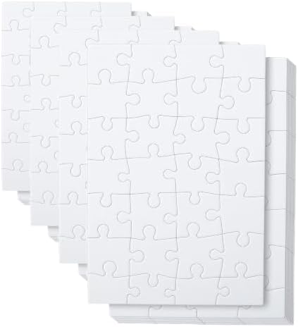 Mr. Pen- Blank Puzzle, 40 Pack, 28 Pieces/Pack, 5.5" x 8.1" by MrPen