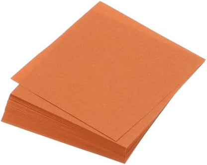 MECCANIXITY 100 Sheet Origami Paper Double Sided Dark Orange 3x3 Inch Square Sheet for Art Craft Project, Beginners, Gifts Decor by MECCANIXITY