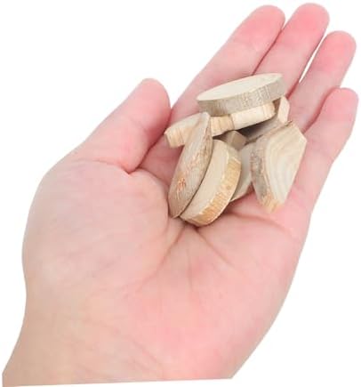 Homoyoyo Wood Craft Slices Kit with Natural Tree Bark Small Wooden Craft Pieces for Ornament Making DIY Wood Art Decorations Set for Adults for Holiday and Home Decor - Image 4