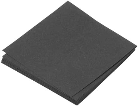 MECCANIXITY 25 Sheet Origami Paper Double Sided Black 2.5x2.5 Inch Square Sheet for Art Craft Project, Beginners, Gift Decoration by MECCANIXITY
