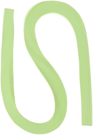 PATIKIL 120pcs Quilling Strips Paper 3/16"(5.2mm) 21"(54cm) Origami Paper Quilling Strip for Art DIY Hand Craft Christmas, Green by PATIKIL