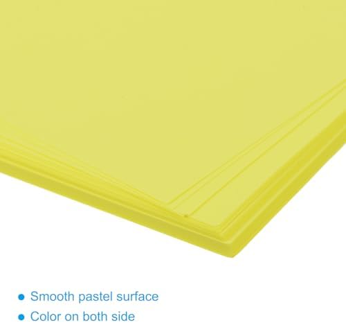 MECCANIXITY 50 Sheet Origami Paper Double Sided Fluorescent Yellow 2x2 Inch Square Sheet for Art Craft Project, Beginners, Gifts Decor - Image 4