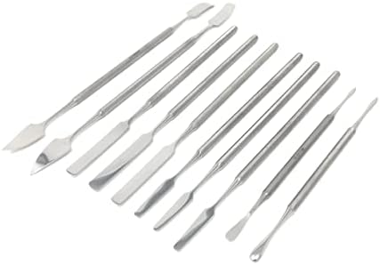 CYNAMED 10 Pc Stainless Steel Spatula Wax & Clay Sculpting Tool Set - Image 2