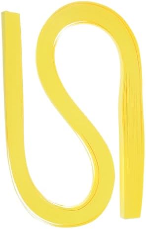 PATIKIL 120pcs Quilling Strips Paper 3/8"(10mm) 54cm Origami Paper Quilling Strip for Art DIY Hand Craft Christmas, Bright Yellow by PATIKIL