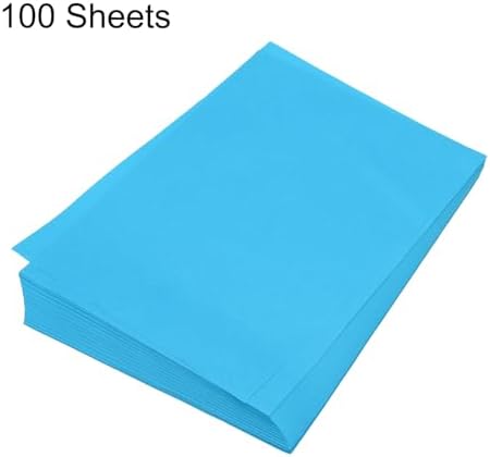 MECCANIXITY 100 Sheet Origami Paper Double Sided Lake Blue 8.3 x 5.8 Inch Square Sheet for Art Craft Project, Beginners, Gifts Decor - Image 3