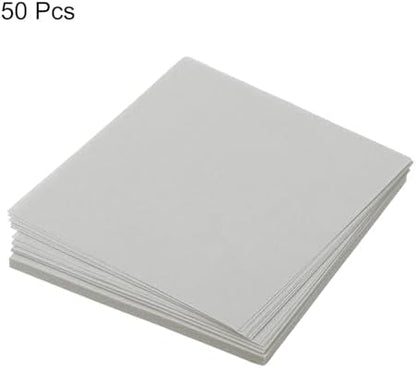 MECCANIXITY 50 Sheet Origami Paper Double Sided Light Gray 2.5x2.5 Inch Square Sheet for Art Craft Project, Beginners, Gift Decoration - Image 3
