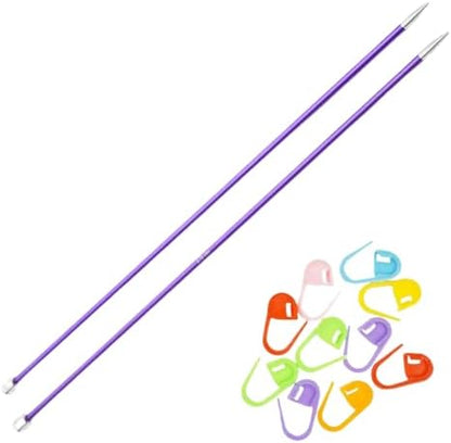 KnitPro Zing 10-Inch US 5 (3.75mm) Straight Single Point Knitting Needles by KnitPro
