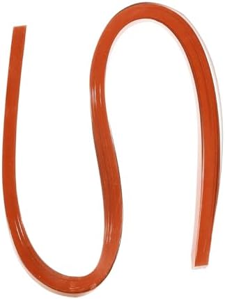 PATIKIL 60pcs Metallic Quilling Strips Paper 1cm(3/8") x 54cm Origami Paper Quilling Kits for Adults Beginner Art DIY Craft Christmas, Orange by PATIKIL