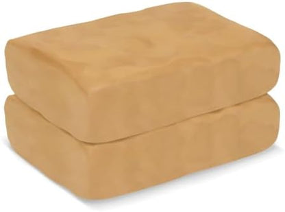 ZEHIQ Air Dry Clay-2.2 lbs Natural Yellow Pottery Clay for Craft Projects by ZEHIQ
