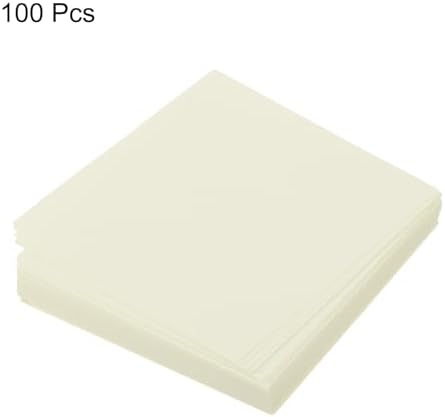 MECCANIXITY 100 Sheet Origami Paper Double Sided Cream White 2.5x2.5 Inch Square Sheet for Art Craft Project, Beginners, Gift Decoration - Image 3