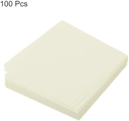 MECCANIXITY 100 Sheet Origami Paper Double Sided Cream White 2.5x2.5 Inch Square Sheet for Art Craft Project, Beginners, Gift Decoration - Image 3