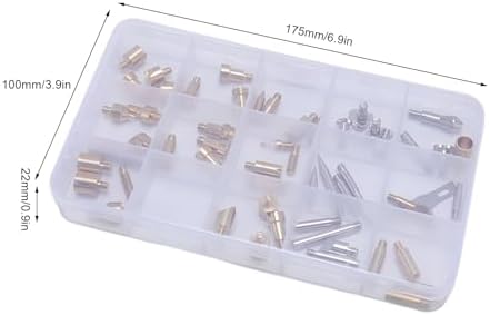 110PCS Wood Burning Tip Set, Brass Alphabet Number Stencils with Various Symbols for Wood and Leather Burning, Crafting, DIY, Beginners - Image 2