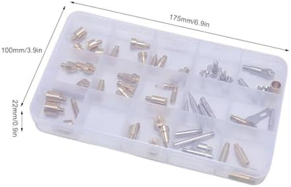 110PCS Wood Burning Tip Set, Brass Alphabet Number Stencils with Various Symbols for Wood and Leather Burning, Crafting, DIY, Beginners - Image 2