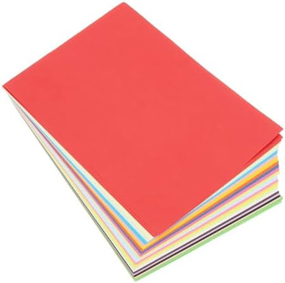 MECCANIXITY 100 Sheet Origami Paper Double Sided 20 Colors 8.3 x 5.8 Inch Square Sheet for Art Craft Project, Beginners, Gifts Decor by MECCANIXITY