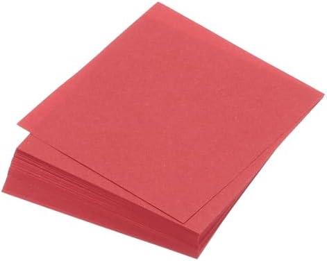 MECCANIXITY 100 Sheet Origami Paper Double Sided Bright Red 5.5x5.5 Inch Square Sheet for Art Craft Project, Beginners, Gifts Decor by MECCANIXITY
