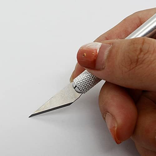 31pcs Polymer Clay Sculpting Tools Set, Air Dry Modeling Clay Roller Dotting Tool Kit Fondant Metal Cutters Silicone Embossing Pen Balls Stylus Rollin - Image 6