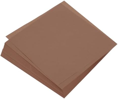 MECCANIXITY 50 Sheets Origami Paper Double Sided 8x8 Inch(20x20cm) Square Sheet for Art Craft Project, Beginners, Gifts Decor, Brown by MECCANIXITY