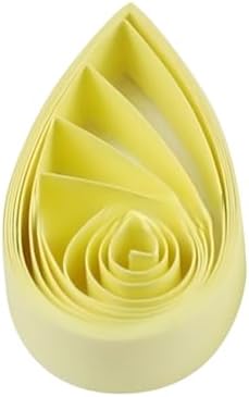 ODETOJOY Quilling Paper Strips 3mm Paper Quilling Set 120pcs Quilling Strips 1/8inch Single Color Star Origami Paper DIY Hand Crafts (Lemon) by ODETOJOY
