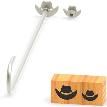 Branding Iron for Wood, Leather Branding Stamp 2Pcs Set (004#) by PKPKAUT