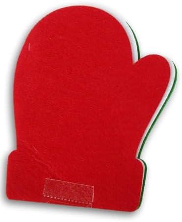 Large Christmas Cutouts for Holiday Kids Crafts - Felt Shapes - 3 Count - 7.5 Inches (Mittens) by Unknown