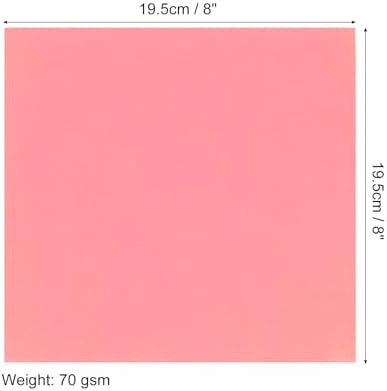 MECCANIXITY 50 Sheets Origami Paper Double Sided 8x8 Inch(20x20cm) Square Sheet for Art Craft Project, Beginners, Gifts Decor, Phosphor - Image 2