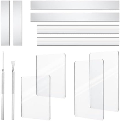 Amrules 12 Pcs Polymer Clay Tools Kit, Acrylic Rollers & Cutters for Adults by Amrules