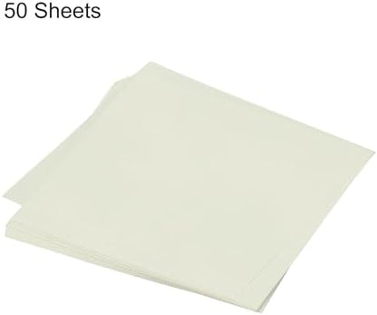 MECCANIXITY 50 Sheet Origami Paper Double Sided Cream White 10x10 Inch Square Sheet for Art Craft Project, Beginners, Gifts Decor - Image 3