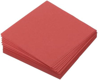 MECCANIXITY 100 Sheet Origami Paper Double Sided Bright Red 2x2 Inch Square Sheet for Art Craft Project, Beginners, Gifts Decor by MECCANIXITY