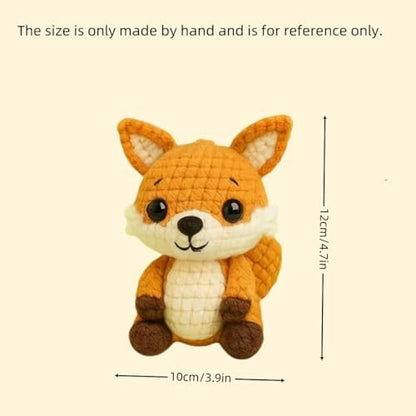 GUOXIAOER 6Pcs Crochet Kit for Beginners, DIY Craft for Adults, Great Gife for Crochet Lovers, Crocheting Animal Kits with Step by Step Videos,Yarn,Crochet Hook,Birthday, Holiday Gift (Crochet A) - Image 3