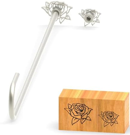 Branding Iron for Wood, Leather Branding Stamp 2Pcs Set (085#) by PKPKAUT