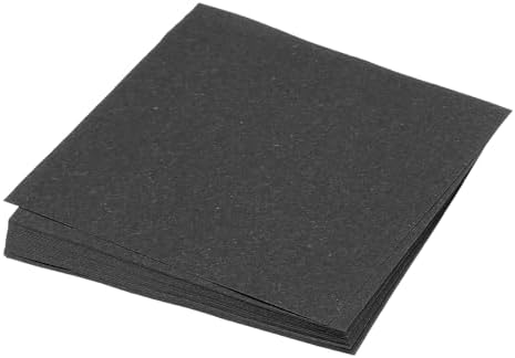 MECCANIXITY 25 Sheet Origami Paper Double Sided Black 4x4 Inch Square Sheet for Art Craft Project, Beginners, Gifts Decor by MECCANIXITY