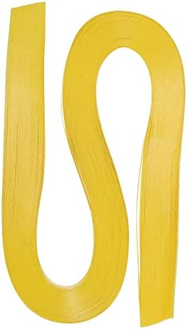 PATIKIL Quilling Strips Paper 120pcs 1/8"(3mm) 54cm Origami Paper Quilling Strip for Art DIY Hand Craft Christmas Lemon Yellow by PATIKIL
