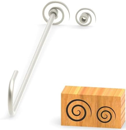 Branding Iron for Wood, Leather Branding Stamp 2Pcs Set (028#) by PKPKAUT