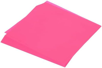 MECCANIXITY 100 Sheet Origami Paper Double Sided Fluorescent Pink 10x10 Inch Square Sheet for Art Craft Project, Beginners, Gifts Decor by MECCANIXITY