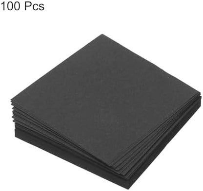 MECCANIXITY 100 Sheet Origami Paper Double Sided Black 2.5x2.5 Inch Square Sheet for Art Craft Project, Beginners, Gift Decoration - Image 3