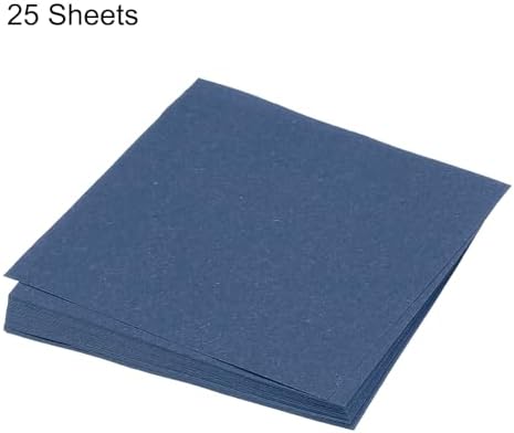 MECCANIXITY 25 Sheet Origami Paper Double Sided Navy Blue 4x4 Inch Square Sheet for Art Craft Project, Beginners, Gifts Decor - Image 3