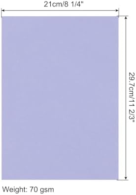 MECCANIXITY 100 Sheet Origami Paper Double Sided Light Purple 11.7 x 8.3 Inch Square Sheet for Art Craft Project, Beginners, Gifts Decor - Image 2