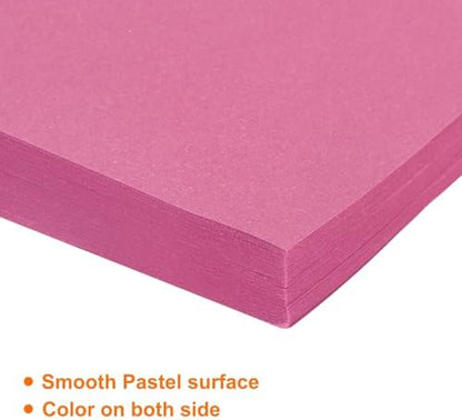 MECCANIXITY 75 Sheet Origami Paper Double Sided 8x8" Rose Red - Image 4